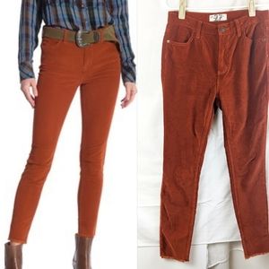 FREE PEOPLE high waisted corduroy pants